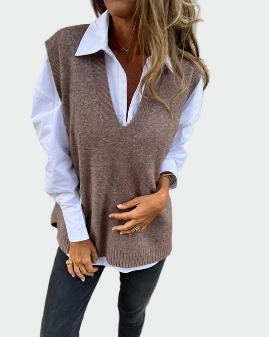 Suéter Sin Mangas Tejido: Estilo y Comodidad para Ti