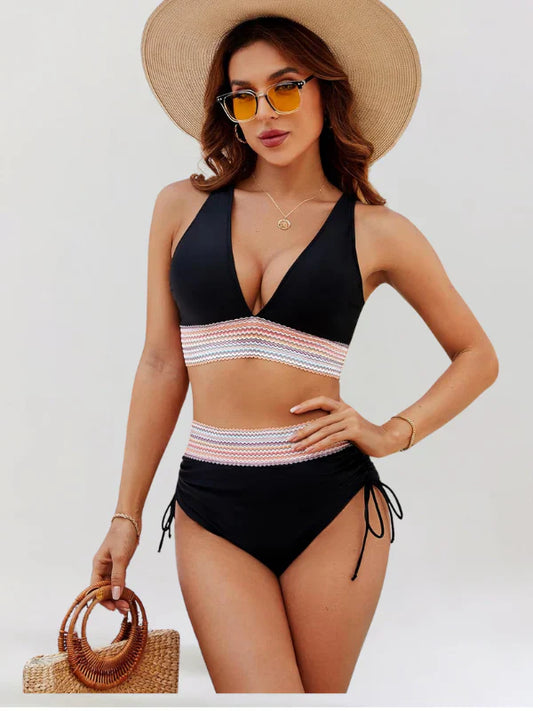 Seaside Bliss | Set bikini con vita alta