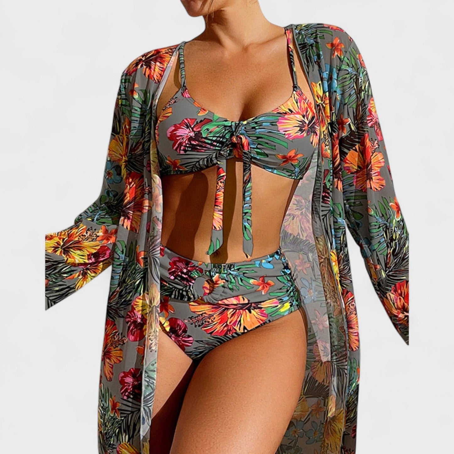 Isabella – Conjunto de Bikini y Top Floral