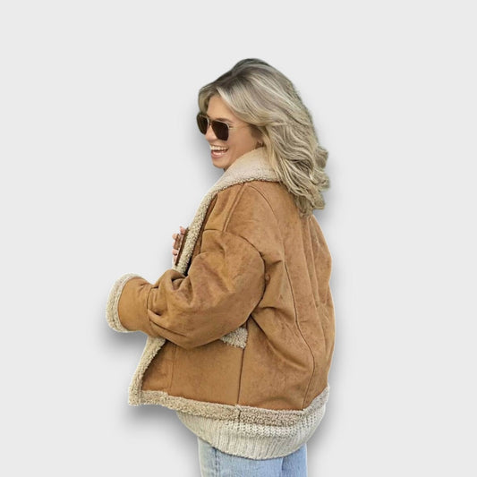 Gina – Chaqueta de peluche cálida y acogedora