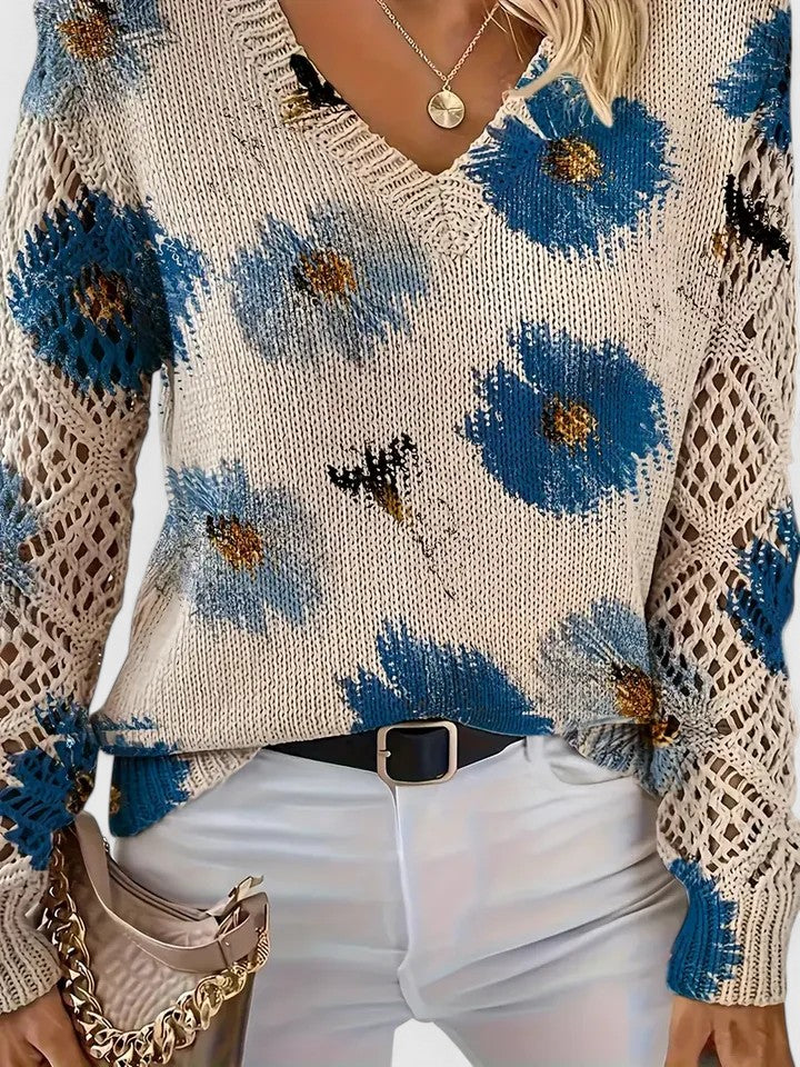 Aurélie | Suéter elegante con estampado floral