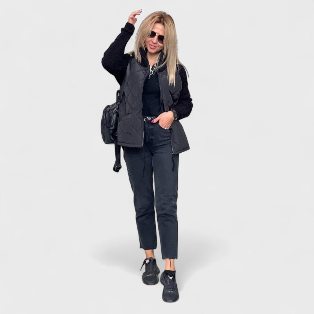 Nora - Chaqueta Patchwork Chic para Mujer