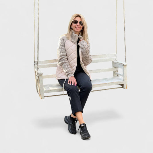 Nora - Chaqueta Patchwork Chic para Mujer