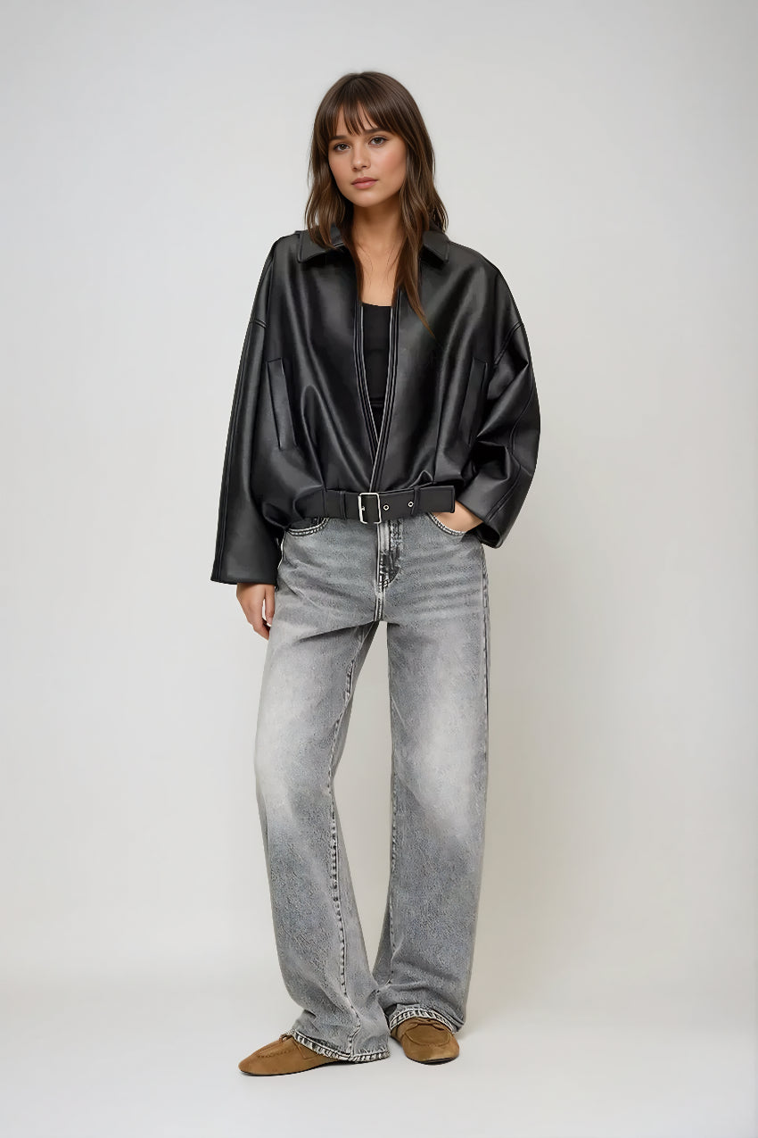 Chaqueta Retro AVIATA: Estilo Vintage con Toque Moderno