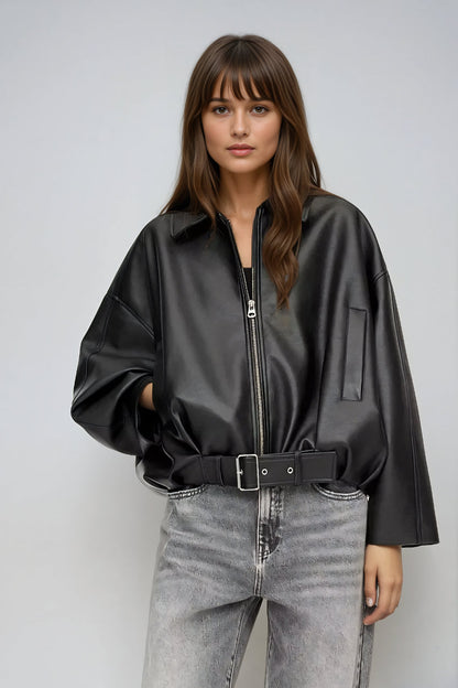 Chaqueta Retro AVIATA: Estilo Vintage con Toque Moderno