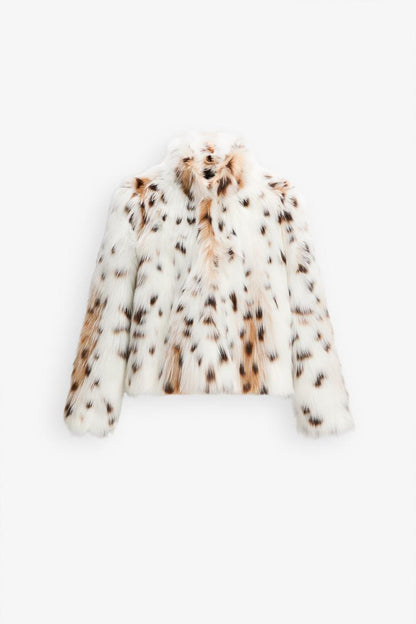 Chaqueta de Piel Sintética Leopardo: Estilo Salvaje y Chic