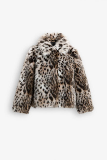 Chaqueta de Piel Sintética Leopardo: Estilo Salvaje y Chic