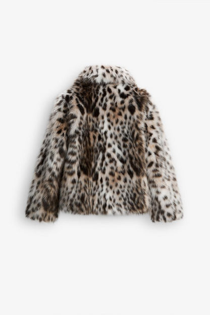 Chaqueta de Piel Sintética Leopardo: Estilo Salvaje y Chic
