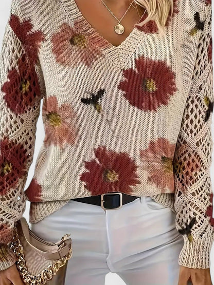 Aurélie | Suéter elegante con estampado floral