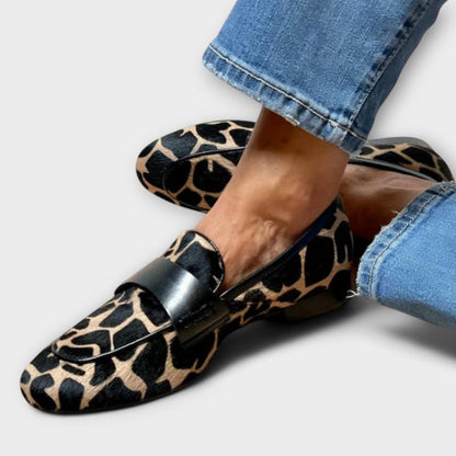 Mocasín Leopardo Léonie™: Estilo y Comodidad Únicos