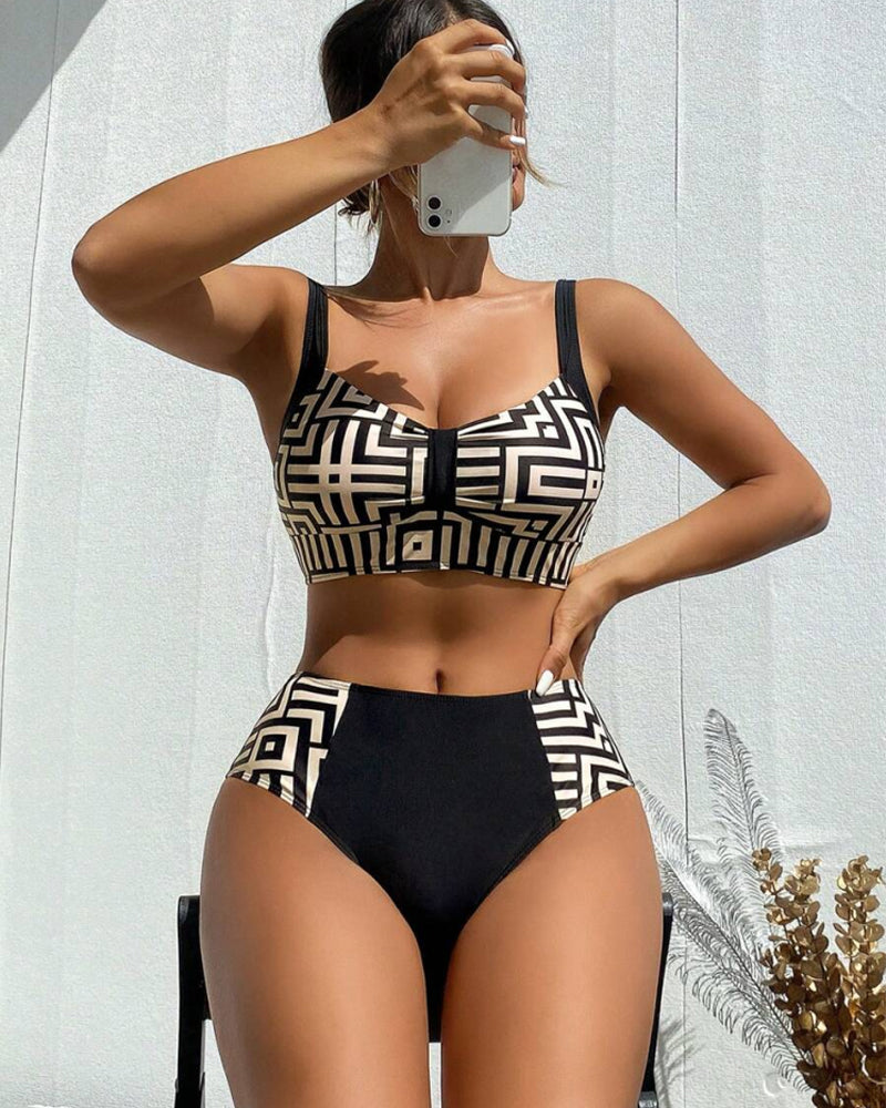 Isabella | Printed Two-Piece Swimsuit
