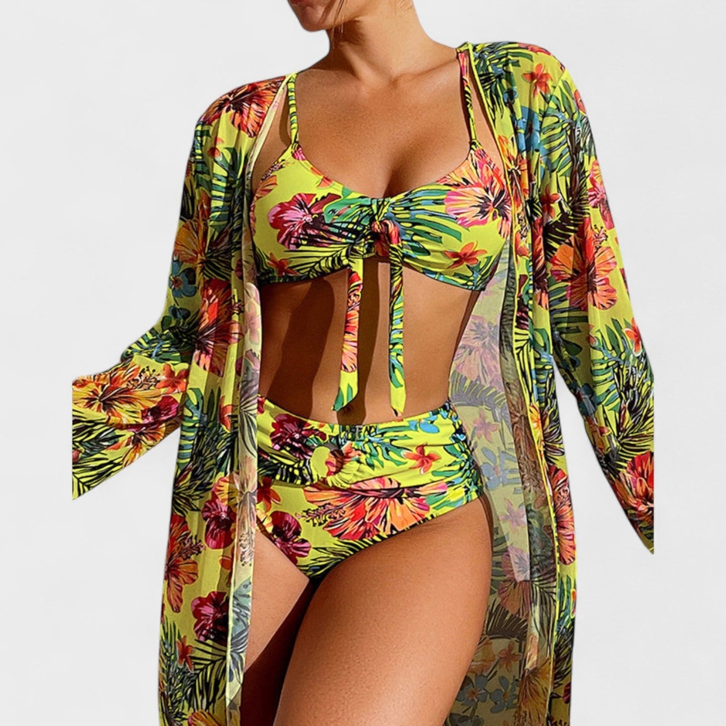 Isabella – Conjunto de Bikini y Top Floral