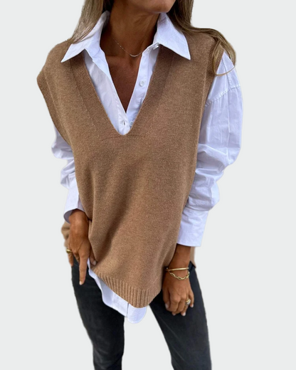 Suéter Sin Mangas Tejido: Estilo y Comodidad para Ti