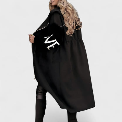 Rosana - Abrigo con Capucha Elegante y Chic