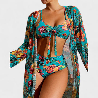 Isabella – Conjunto de Bikini y Top Floral