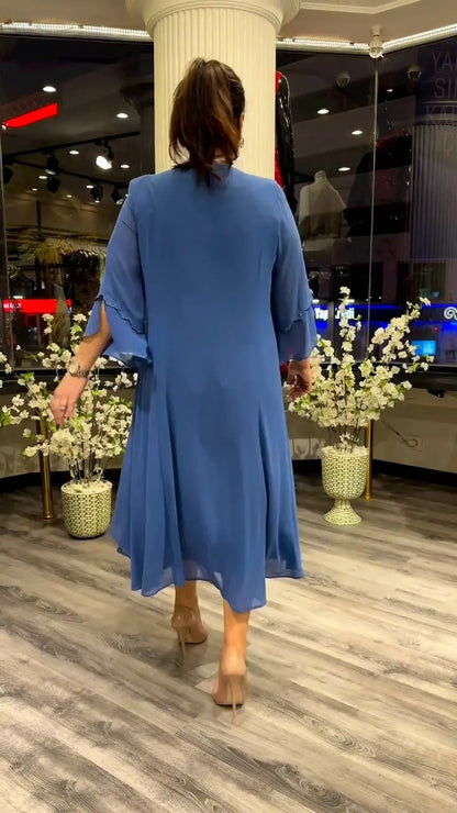 Marzenna | Vestido midi – Susurro de Elegancia