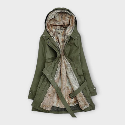 Mikash - Abrigo Forrado en Piel Ultra Acogedor