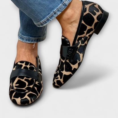 Mocasín Leopardo Léonie™: Estilo y Comodidad Únicos