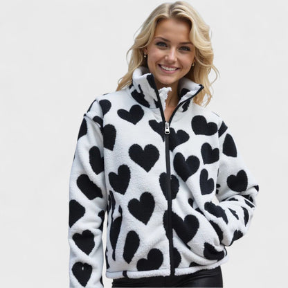 Katharina - Chaqueta reversible corazón: Estilo y versatilidad