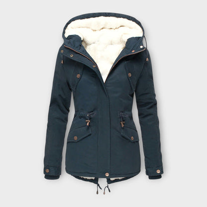 Mori - Chaqueta Impermeable Forrada para Invierno