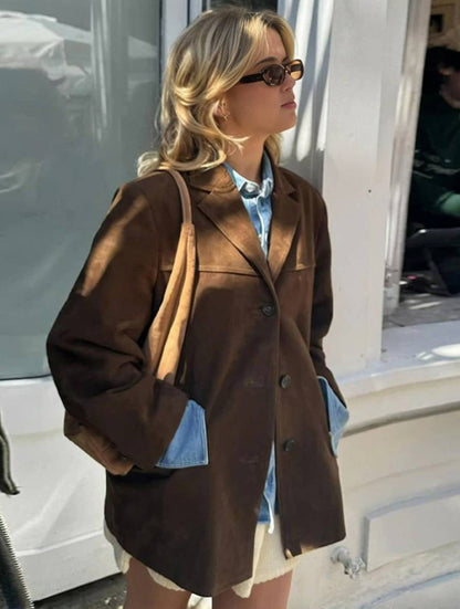 FIORA - Elegante Blazer de Ante para Estilo Único