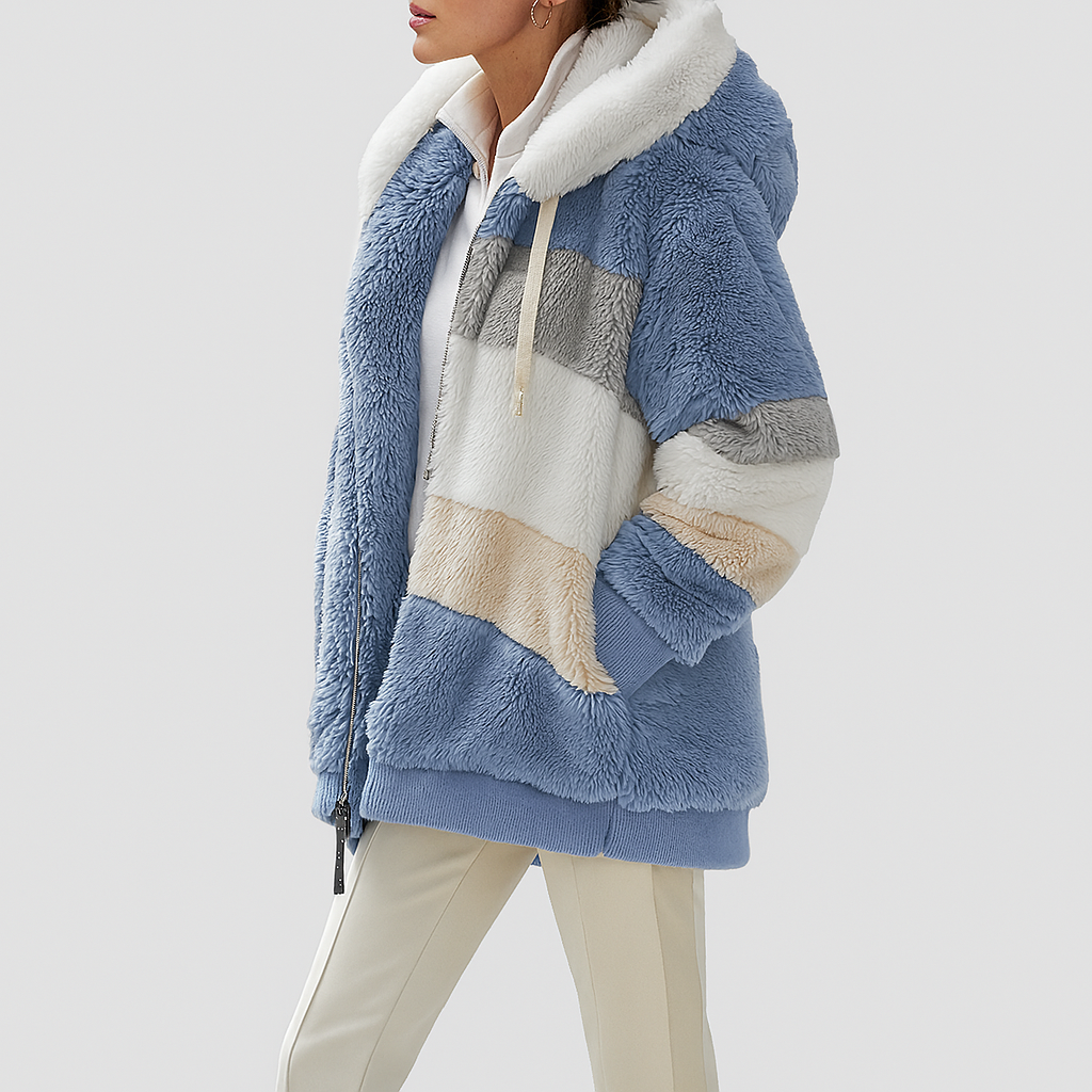 Isabella™ Abrigo de Invierno con Capucha y Cremallera