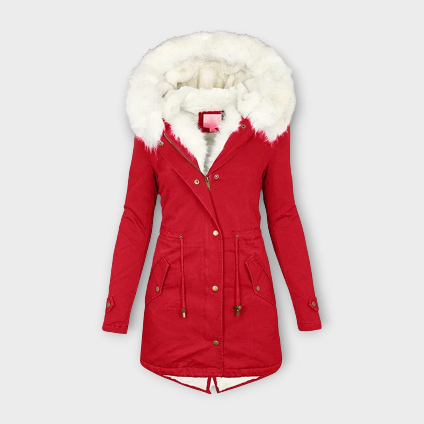 Zara – Chaqueta de invierno impermeable y forrada con piel