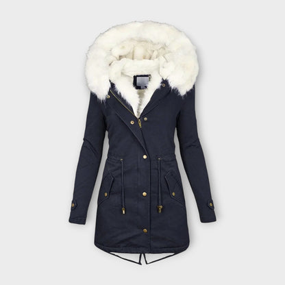 Zara – Chaqueta de invierno impermeable y forrada con piel