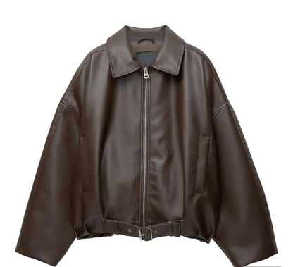 Chaqueta Retro AVIATA: Estilo Vintage con Toque Moderno