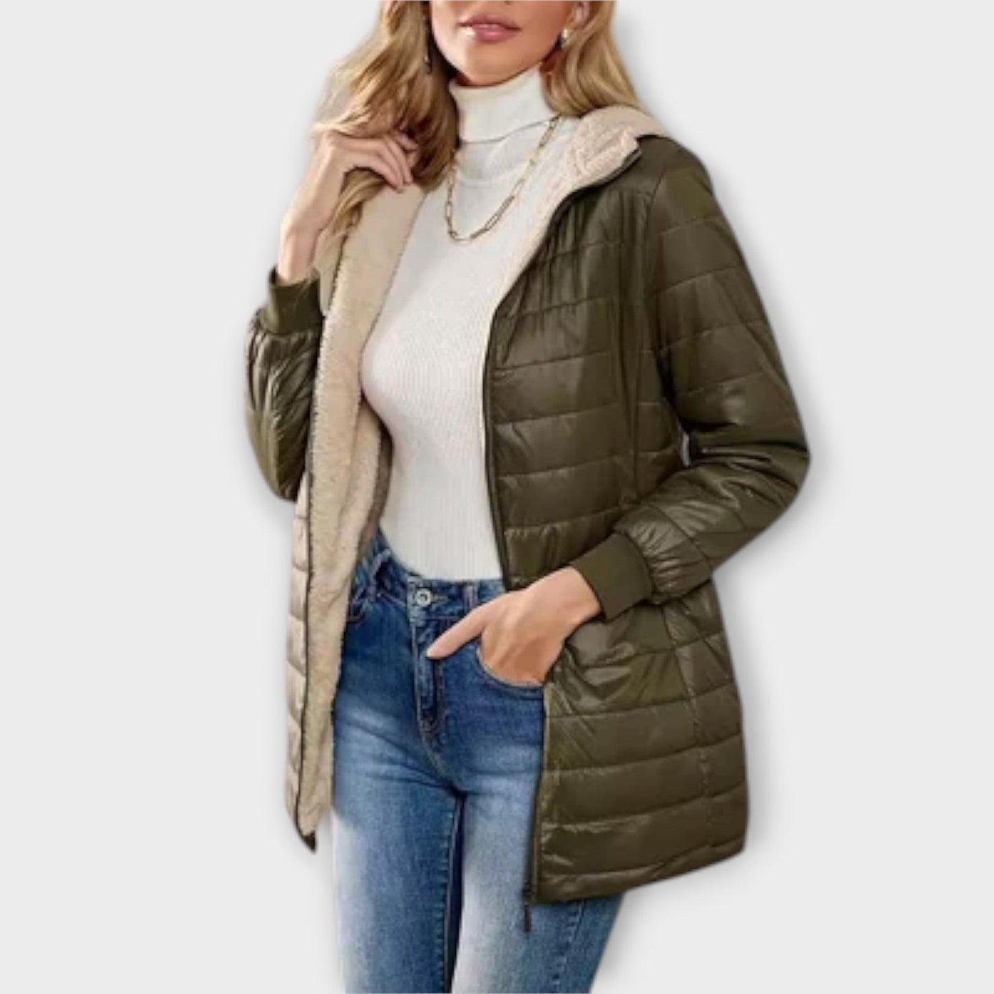 Elena – Abrigo casual de invierno para mujer