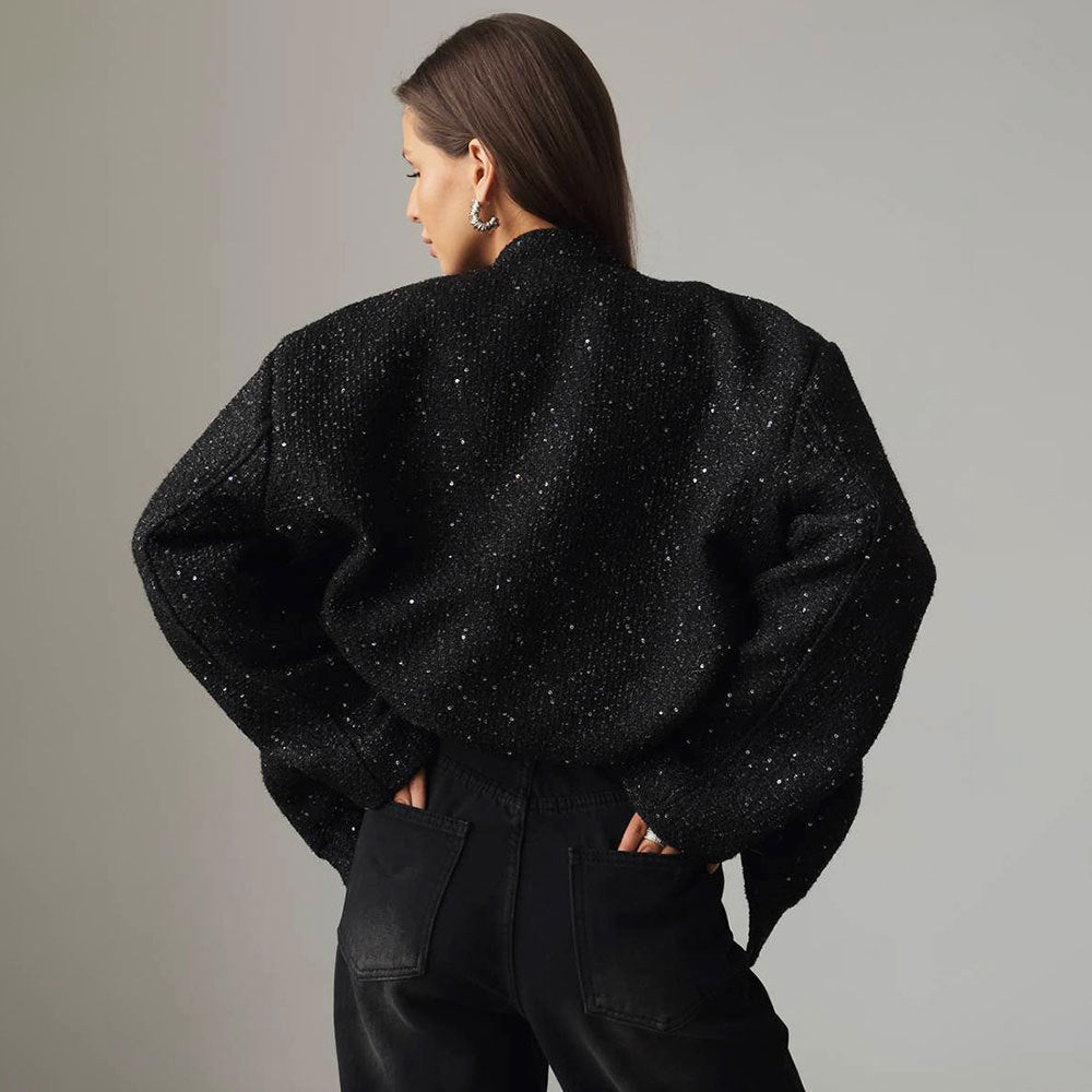 Chaqueta Lumina Brillante con Paillettes Deslumbrantes