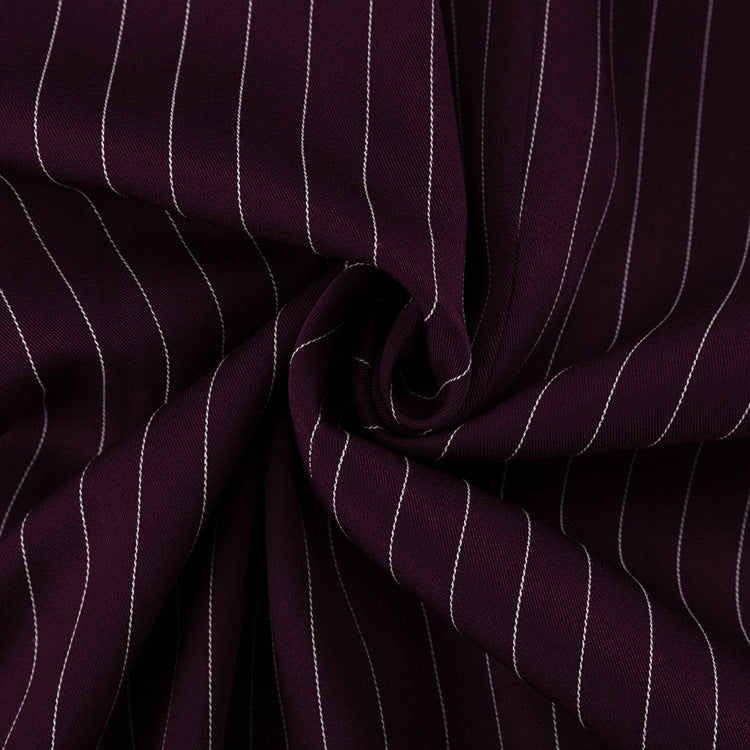 FIORA - Elegante Chaqueta de Traje Rojo Vino