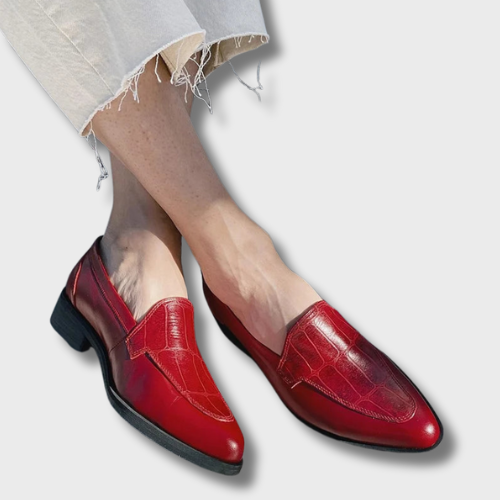 Léonie™ | Mocassin Crocodile