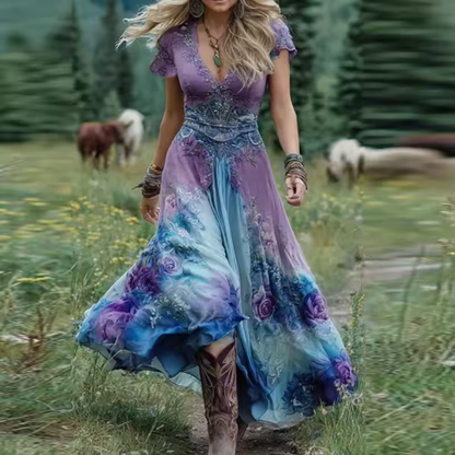 Olivia | Vestido Maxi Bohemio