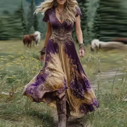 Olivia | Vestido Maxi Bohemio