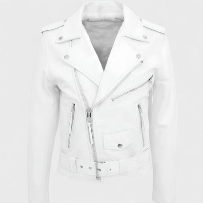 Austin - Chaqueta Biker de Cuero Clásica y Elegante