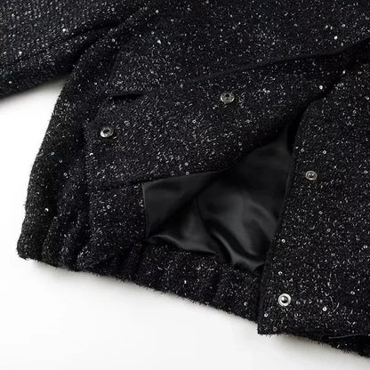 Chaqueta Lumina Brillante con Paillettes Deslumbrantes