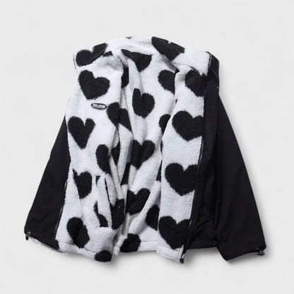 Katharina - Chaqueta reversible corazón: Estilo y versatilidad