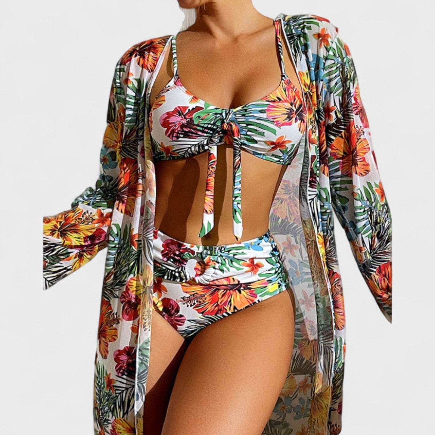 Isabella – Conjunto de Bikini y Top Floral