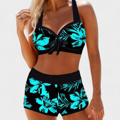 Isabella | Bañador de Cintura Alta con Diseño Floral