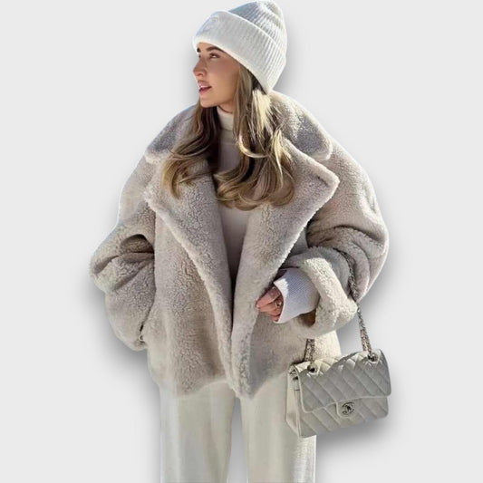 Elvianne – Chaqueta Elegante con Cuello Amplio y Chic