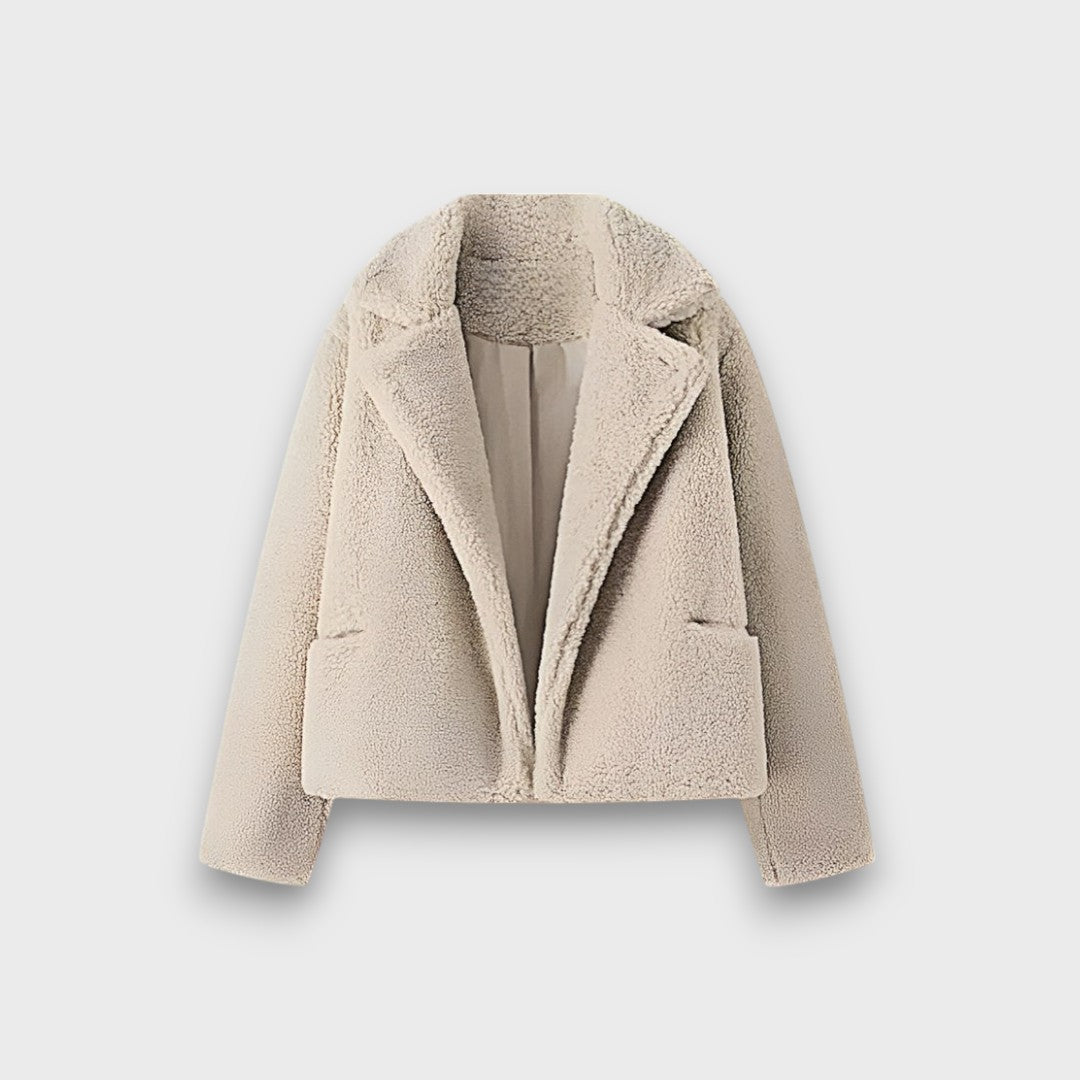 Elvianne – Chaqueta Elegante con Cuello Amplio y Chic