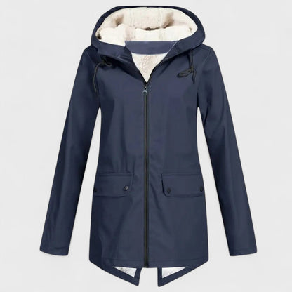 Astrid - Parka Impermeable con Forro Polar Cálido