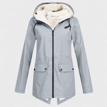 Astrid - Parka Impermeable con Forro Polar Cálido