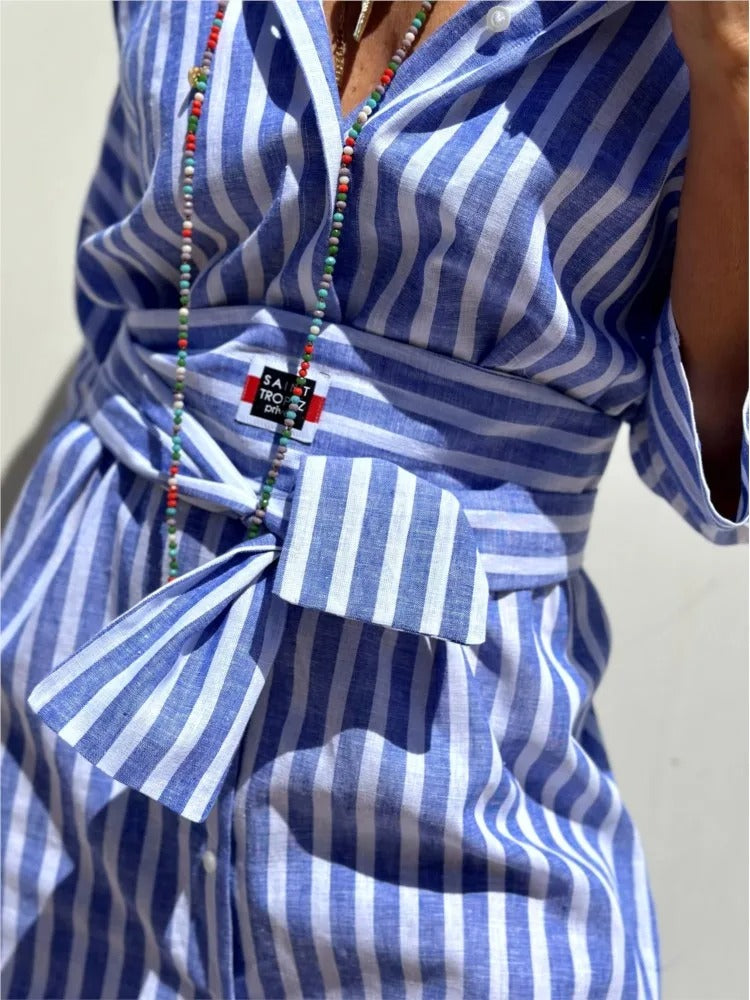 Clara | Vestido de rayas ligero y elegante