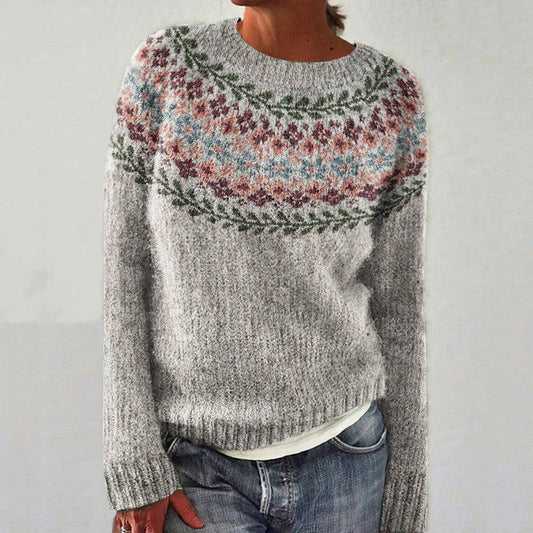 VintageVibe™ - Suéter Retro Confortable