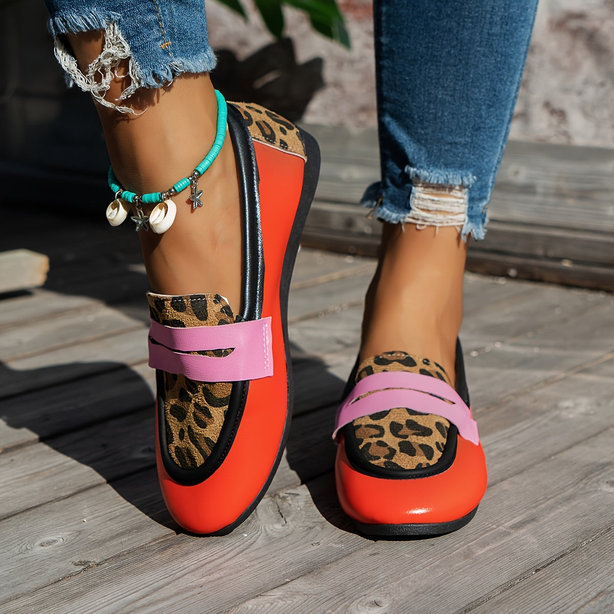 Amalia™ | Mocassin Multicolore