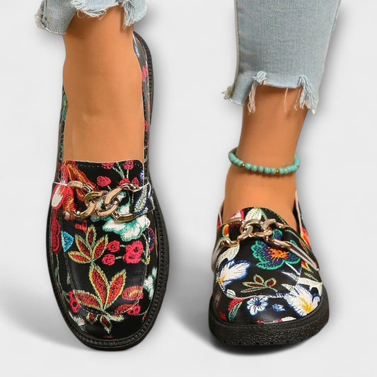 Orla™ | Mocassins Imprimé Floral