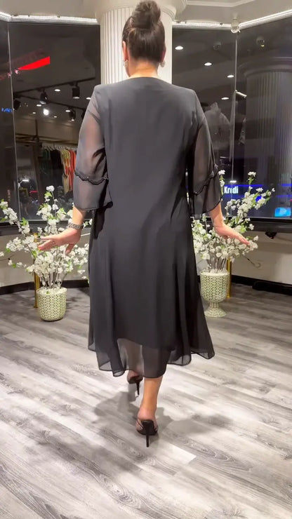 Marzenna | Vestido midi – Susurro de Elegancia