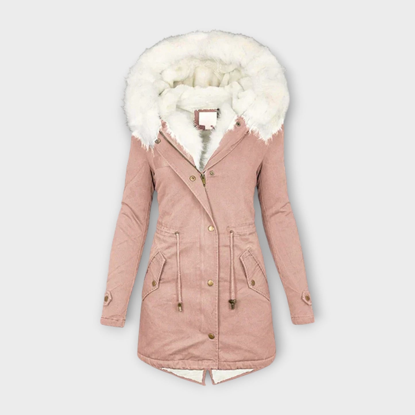 Zara – Chaqueta de invierno impermeable y forrada con piel